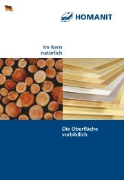 HDF/MDF HOMADUR® Holzfaserplatten - Homanit Werk