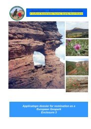 Applicatopn dossier for nomination as a European Geopark ...