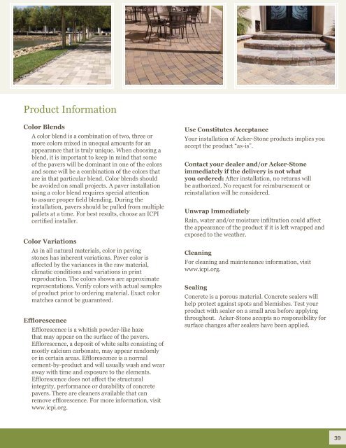 Residential Catalog - ALL Masonry & Landscape Supply