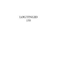 Løgtingssøgan bind 1 - Løgtingið