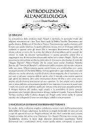 INTRODUZIONE ALL'ANGELOLOGIA - Altervista