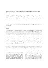 Effects of potassium iodide on the growth and - AseanBiodiversity.info