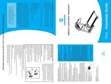 Assembly Guide Omega S - Horizon Fitness