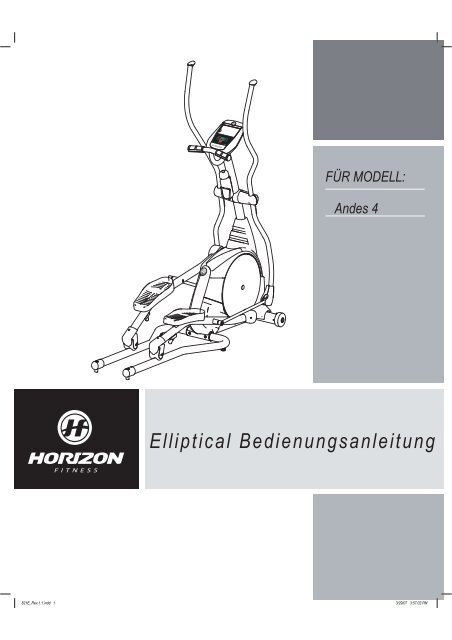 Bedienungsanleitung Andes 4 - Horizon Fitness