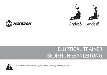Bedienungsanleitung Andes 8 - Horizon Fitness