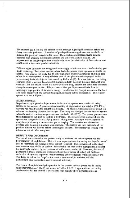 liquefaction pathways of bituminous subbituminous coals andtheir