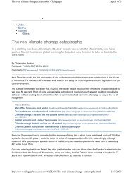 The real climate change catastrophe - Agriculture Defense Coalition