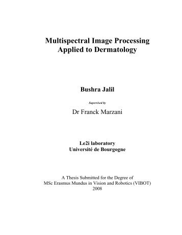 Multispectral Image Processing Applied to Dermatology Bushra Jalil