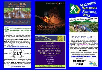 DISCOVERY WALKS - Malvern Hills