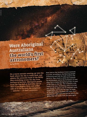 the world's first astronomers? Were Aboriginal Australians