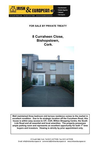 8 Curraheen Close, Bishopstown, Cork. - MyHome.ie