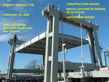 Construction Issues - Bayou LaFourche Bridge at Clotilda.pdf