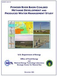 Powder River Basin Coalbed Methane Development and Produced