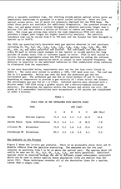 the coking properties of coal at elevated pressures. - Argonne ...