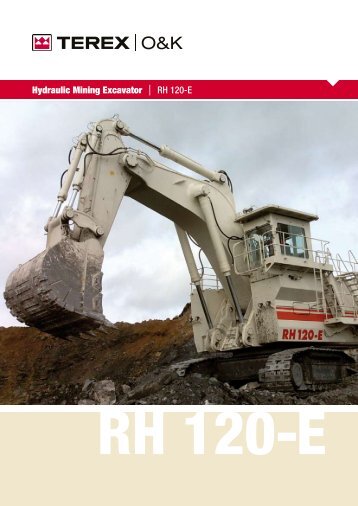 Hydraulic Mining Excavator RH 120-E - terex