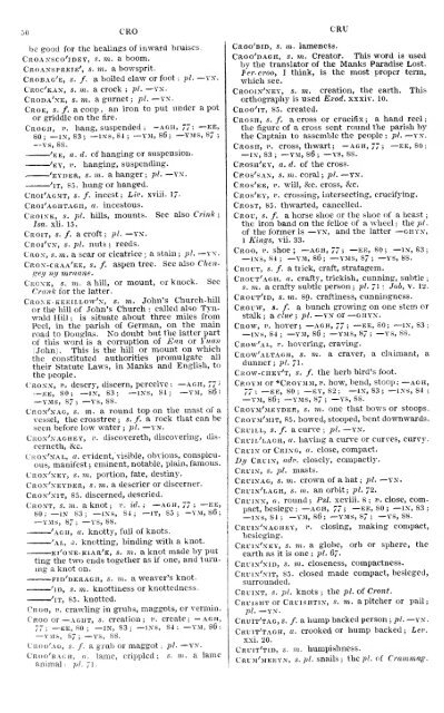 A dictionary of the Manks language, with the corresponding words or ...