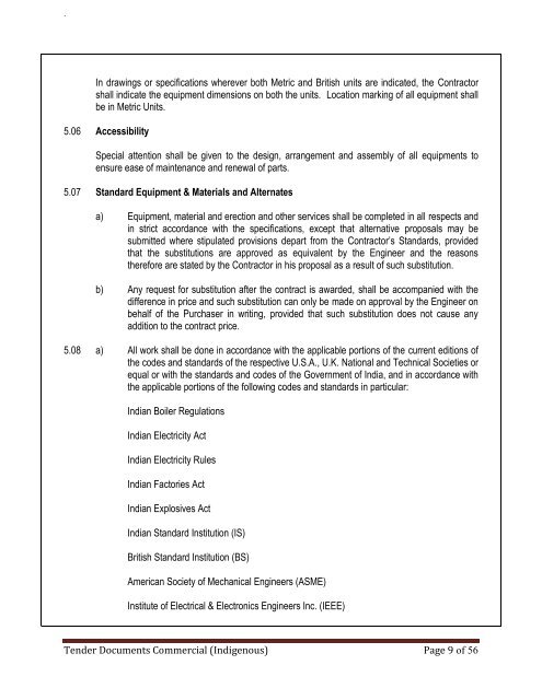 NATIONAL ALUMINIUM COMPANY LIMITED - Rites