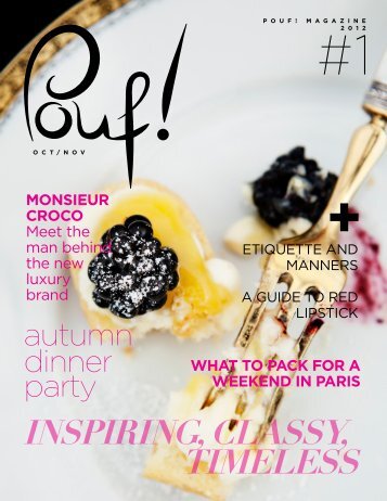inspiring, classy, timeless - Pouf! Magazine