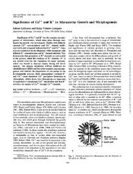 Significance of Ca2+ and K+ in Micrasterias Growth - Plant and Cell ...