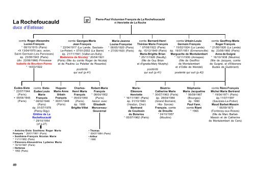 La Rochefoucauld - Racines & Histoire - Free