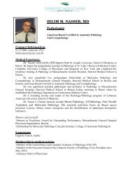 SELIM M. NASSER, MD - Clemenceau Medical Center