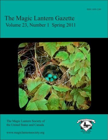 The Magic Lantern Gazette - Library