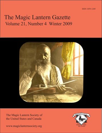 The Magic Lantern Gazette - Library