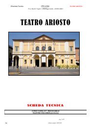 TEATRO ARIOSTO REGGIO EMILIA