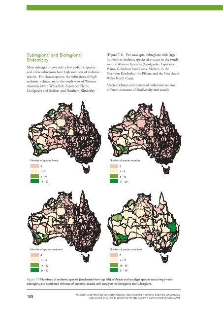 australian terrestrial biodiversity assessment 2002 - Land and Water ...