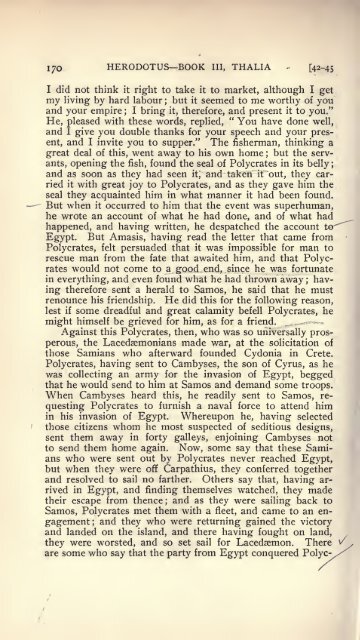 The histories of Herodotus;