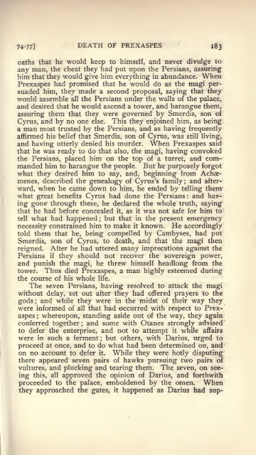 The histories of Herodotus;