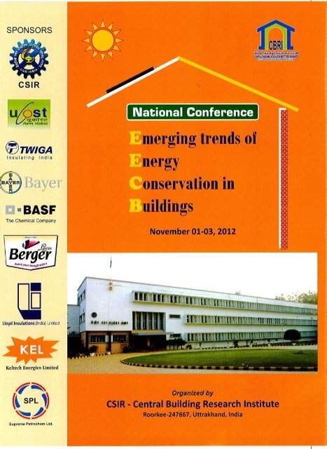 National Conference Emerging trends of Energy Conservation in