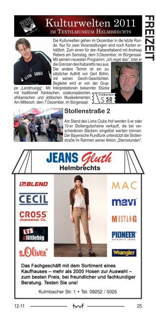 Dezember - Hof Programm