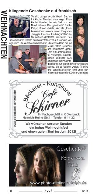 Dezember - Hof Programm