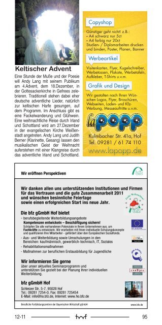 Dezember - Hof Programm