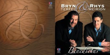 Bryn - Benedictus Booklet - Buywell