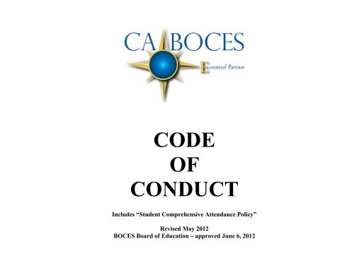 Student Handbook - Cattaraugus - Allegany BOCES