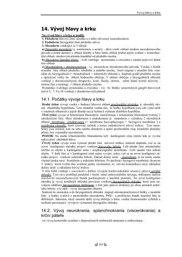 Histologie a embryologie