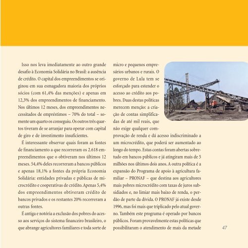 O que é Economia Solidária? - Ministério do Trabalho e Emprego