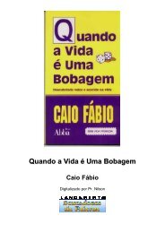 evangélico - caio fábio - quando a vida é uma bobagem