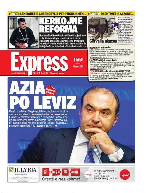 KERKOJNE REFORMA - Gazeta Express