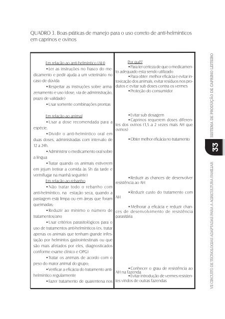 Sistema de produção de caprino leiteiro para a - Emparn - Governo ...