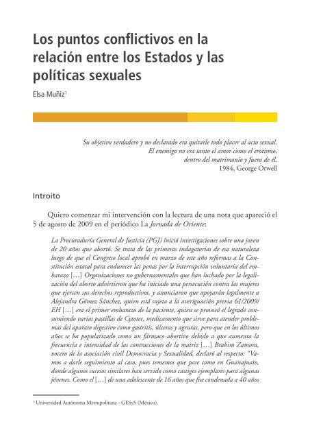 Sexualidad y Política en América Latina - Sexuality Policy Watch