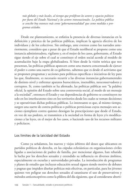 Sexualidad y Política en América Latina - Sexuality Policy Watch