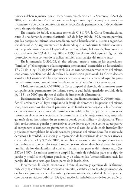 Sexualidad y Política en América Latina - Sexuality Policy Watch