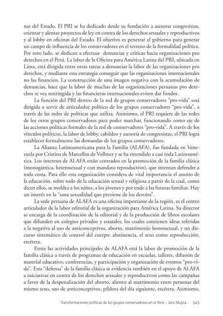 Sexualidad y Política en América Latina - Sexuality Policy Watch