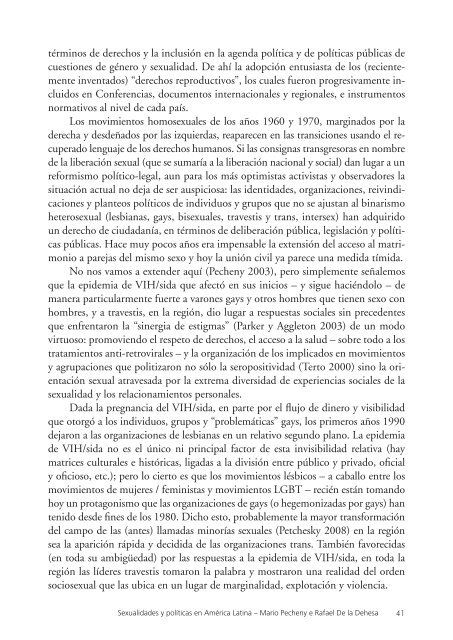 Sexualidad y Política en América Latina - Sexuality Policy Watch