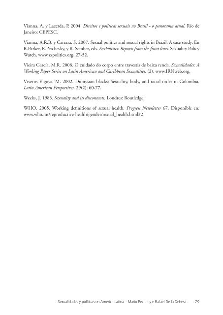 Sexualidad y Política en América Latina - Sexuality Policy Watch