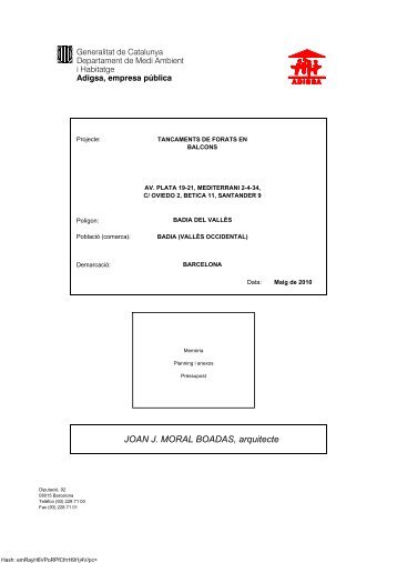 BADIA-2945-TANCAMENT FORATS-MORAL.pdf - Agència de l ...