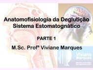 Anatomofisiologia da Deglutição Sistema Estomatognático PARTE 1